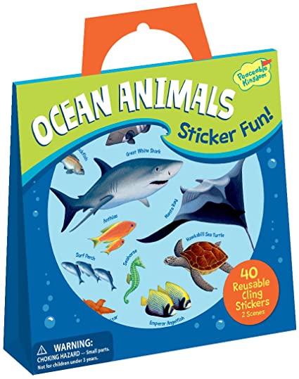 Sticker Tote Ocean Animals