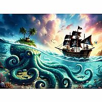 Octopus Treasure - 100 Piece Puzzle