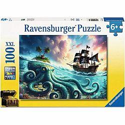 Octopus Treasure - 100 Piece Puzzle