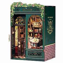 DIY Book Nook Kit - Owl Bookstore