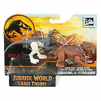 Jurassic World Chaos Theory - Danger Pack Guanlong vs Lystrosaurus