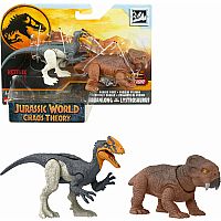 Jurassic World Chaos Theory - Danger Pack Guanlong vs Lystrosaurus