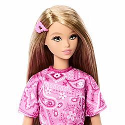 Barbie Fashionista Pink Paisley Dress