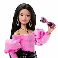 Barbie Deluxe Black Patent Mini Skirt