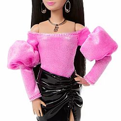 Barbie Deluxe Black Patent Mini Skirt