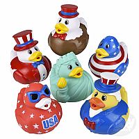 3.5" Patriotic Rubber Duck