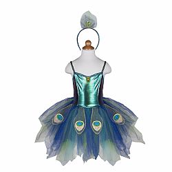 Pretty Peacock Dress & Headband