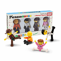 Picasso Tiles 4pc Profession Figure Set