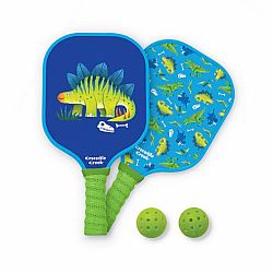 Pickleball Blue Dinosaur
