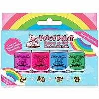 Piggy Paint Nail Polish: Rainbow 4 pc Set