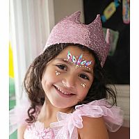 Precious Pink Sequins Crown