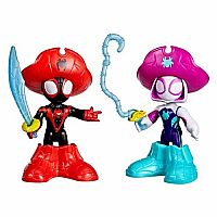 Spidey and his Amazing Friends: Water-Webs Pirate Ghost Spider & Pirate Spin