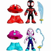 Spidey and his Amazing Friends: Water-Webs Pirate Ghost Spider & Pirate Spin