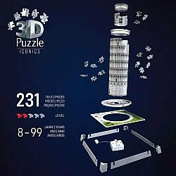 3D Puzzle Iconics Tower of Pisa