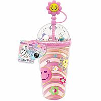 Pom Pom Groovy Flower Cool Cup  (15.2 FL oz/450 mL)