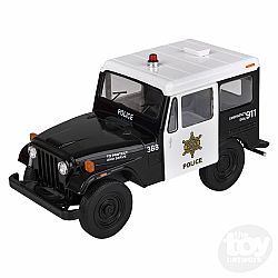 5" Diecast 1971 Jeep Dj-5B Police