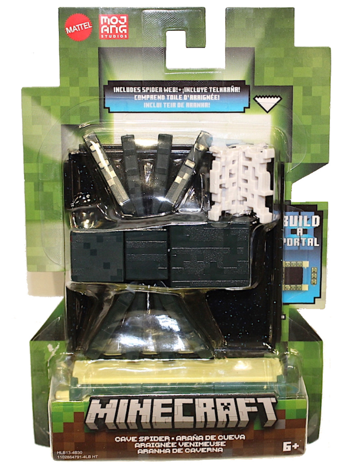 Minecraft Build-A-Portal Figure - Cave Spider