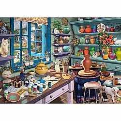 Pottery Studio Sanctuary - Large Format 500 Piece Puzzle