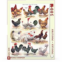 Poultry 500 Piece Puzzle