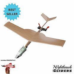 POWERUP 4.0 Tornado Updraft Balsa Wood Plane Kit