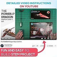PowerUp Dragon Plane Smartphone Controlled
