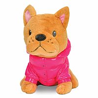 Dog in Puffer Plush