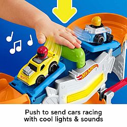 Little People Hot Wheels Race and Go Track Set