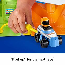 Little People Hot Wheels Race and Go Track Set