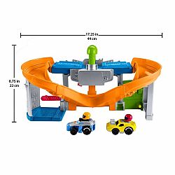 Little People Hot Wheels Race and Go Track Set