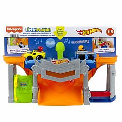 Little People Hot Wheels Race and Go Track Set