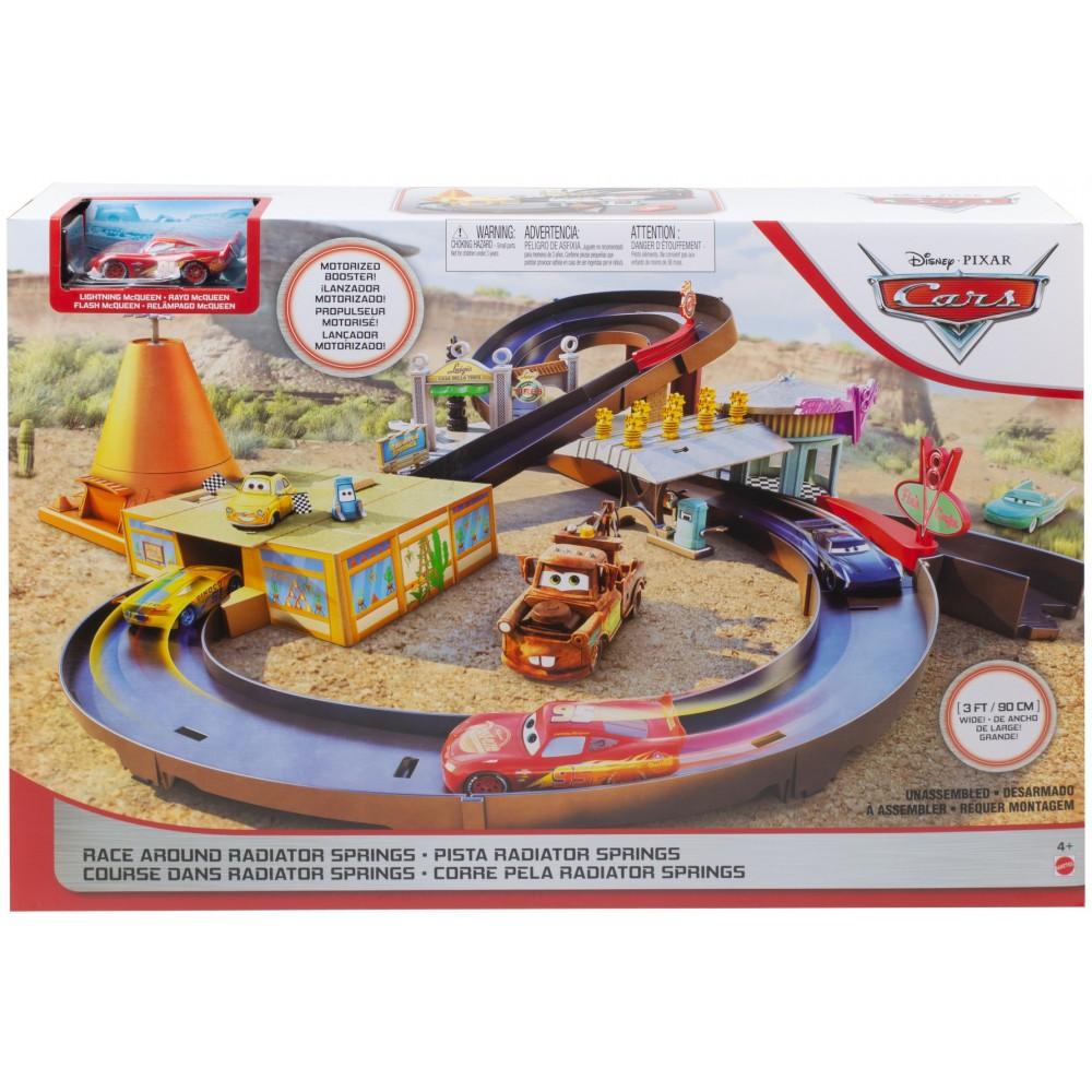 disney pixar cars race around radiator springs playset