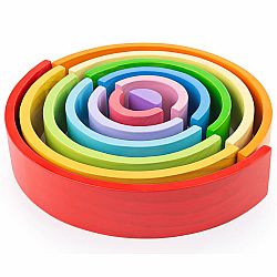 Wooden Stacking Rainbow Large