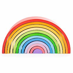 Wooden Stacking Rainbow Large