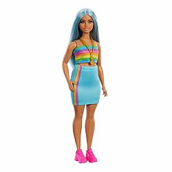 Barbie Rainbow and Blue Hair