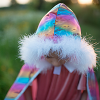 Rainbow Princess Cape - Size  5-6