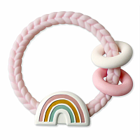 Rainbow Ritzy Rattle with Teething Rings