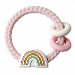 Rainbow Ritzy Rattle with Teething Rings