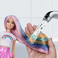 Barbie Rainbow Sparkle Hair Playset