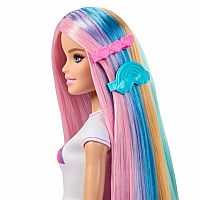 Barbie Rainbow Sparkle Hair Playset