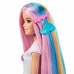 Barbie Rainbow Sparkle Hair Playset