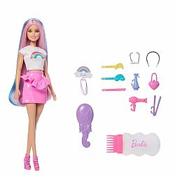 Barbie Rainbow Sparkle Hair Playset