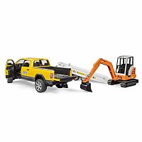 Ram Rental Truck w/Trailer & Excavator