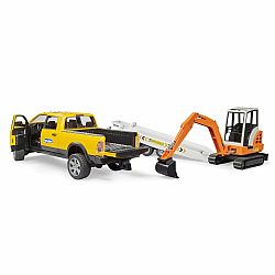 Ram Rental Truck w/Trailer & Excavator