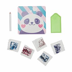 Mini Razzle Dazzle Panda Gem Art Kit