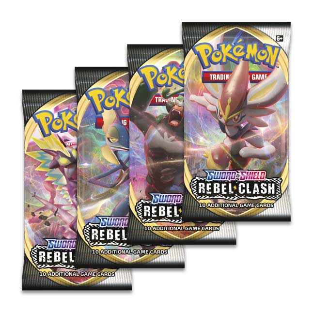 Pokemon Rebel Clash Card Pack Lucky Duck Toys