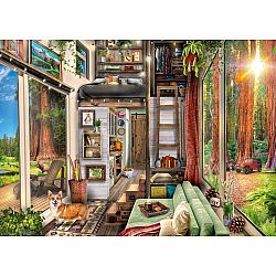 Redwood Forest Tiny House (1000 Piece Puzzle)