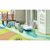 Calico Critters Red Roof Riverside Manor