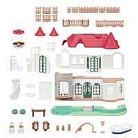 Calico Critters Red Roof Riverside Manor