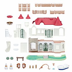 Calico Critters Red Roof Riverside Manor