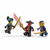 Leo Ninjago Rogue vs. Drix Race Car Duel